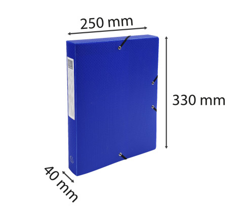 Boite de Classement Exabox Dos 40mm polypropylène 7/10e OPAK - A4