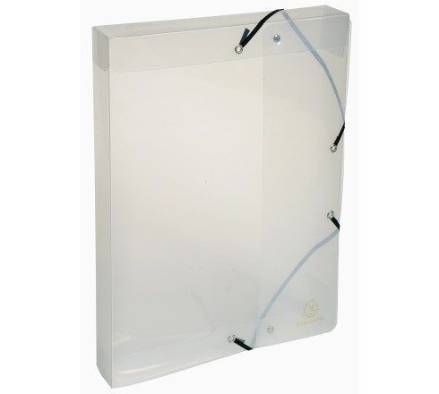 Boite de classement Exabox dos 40mm Polypropylène Crystal - A4