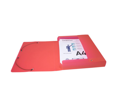 Boite de classement Dos 40mm polypropylène 8/10e Lincolor - A4