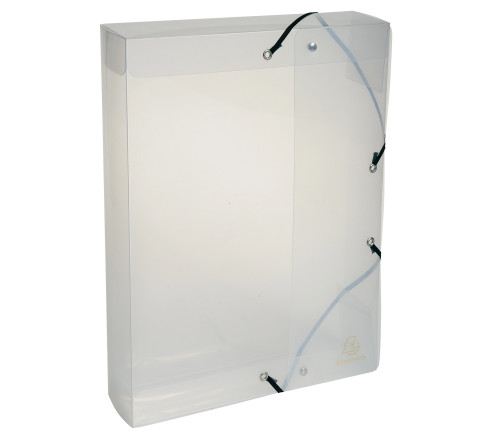 Boite de classement Exabox Dos 60mm Polypropylène Crystal - A4