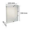 Boite de classement Exabox Dos 60mm Polypropylène Crystal - A4