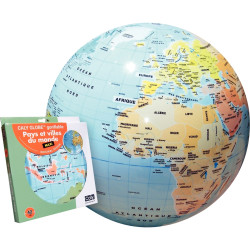 Globe gonflable pays/ville diamètre 40cm
