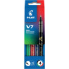Boîte de 4 stylos V7 assortis