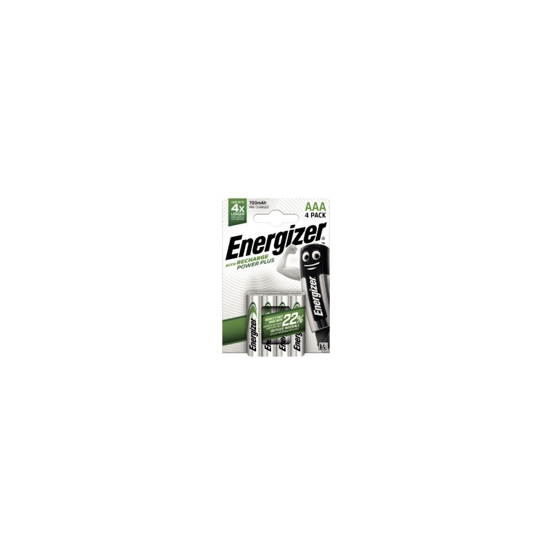 Blister 4 accu recharge ENERGIZER AAA 700 MAHCHP4