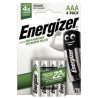 Blister 4 accu recharge ENERGIZER AAA 700 MAHCHP4