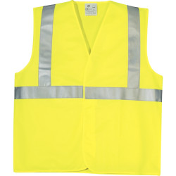 Gilet haute visibilité jaune taille L/XL