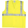 Gilet haute visibilité jaune taille L/XL