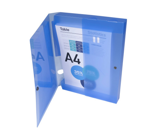Boite de classement à pression Dos 40mm polypropylène chromaline 7/10e Krea Cover
