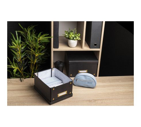Boîte de rangement à plat carton 20x26x15cm Néo Déco