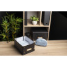 Boîte de rangement à plat carton 20x26x15cm Néo Déco