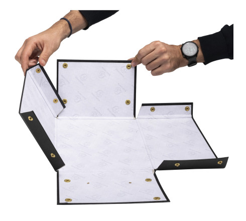 Boîte de rangement à plat carton 20x26x15cm Néo Déco