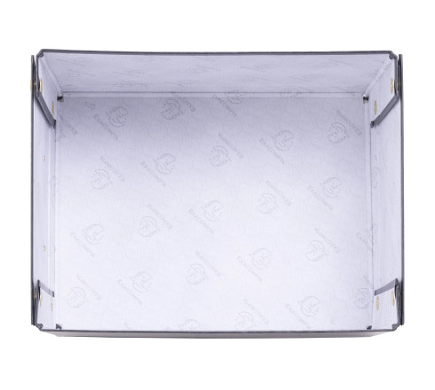 Boîte de rangement à plat carton 20x26x15cm Néo Déco