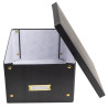 Boîte de rangement à plat carton 27x36x19cm Néo Déco