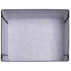 Boîte de rangement à plat carton 27x36x19cm Néo Déco