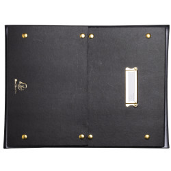 Boîte de rangement à plat carton 27x36x19cm Néo Déco
