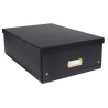 Boîte de rangement à plat carton 33x50x16cm Néo Déco