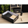 Boîte de rangement à plat carton 33x50x16cm Néo Déco