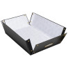 Boîte de rangement à plat carton 33x50x16cm Néo Déco