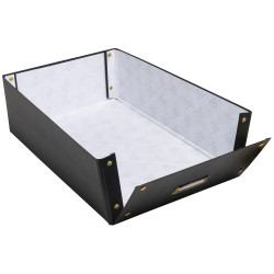 Boîte de rangement à plat carton 33x50x16cm Néo Déco