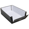Boîte de rangement à plat carton 33x50x16cm Néo Déco