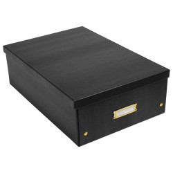 Boîte de rangement à plat carton 33x50x16cm Néo Déco