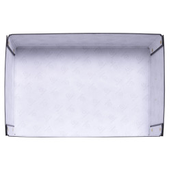 Boîte de rangement à plat carton 33x50x16cm Néo Déco