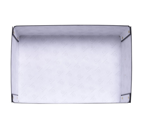 Boîte de rangement à plat carton 33x50x16cm Néo Déco