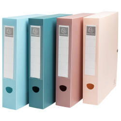 Boîte de classement à pression dos 60mm PP recyclé Skandi