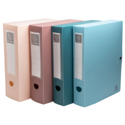 Boîte de classement à pression dos 60mm PP recyclé Skandi