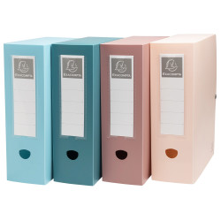 Boîte de classement à pression dos 100mm PP recyclé Skandi