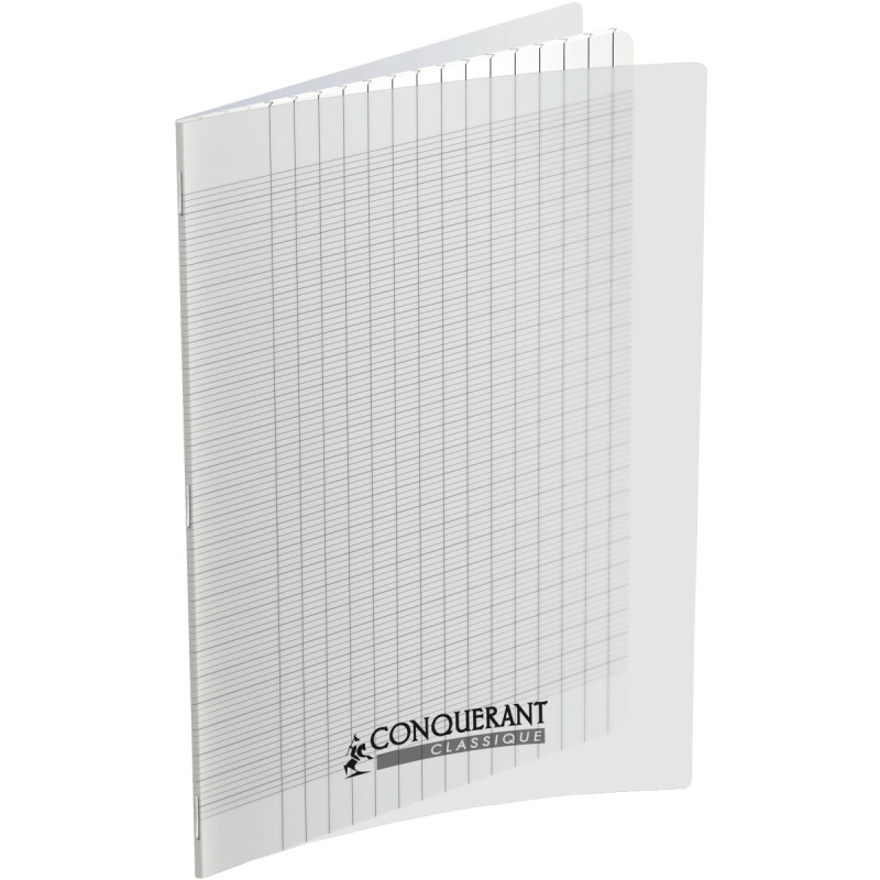 Piqûre 96 pages CONQUERANT, A4, seyès 2,5 mm agrandi, papier 90g, couv