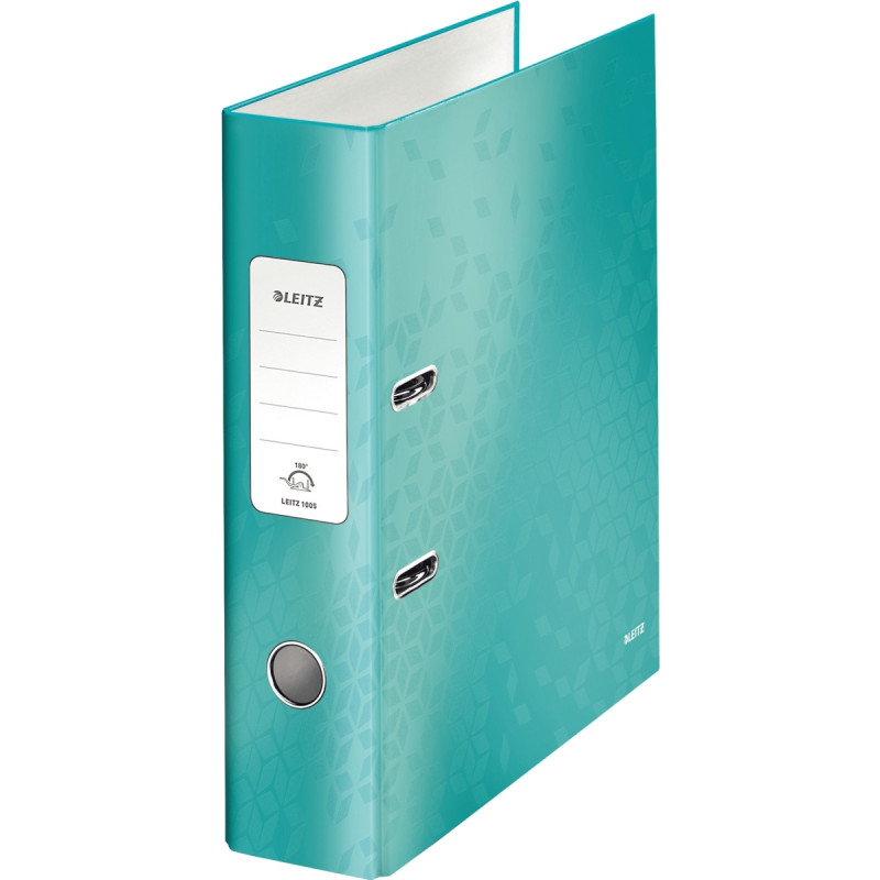 Classeur à levier 180° WOW pour format A4, dos 8 cm, menthe