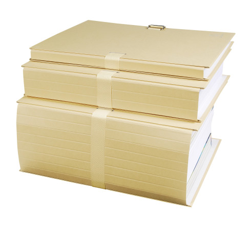 Chemises dos extensible format folio papier mastic