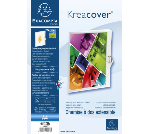 Chemise dos extensible Krea Cover® - 24x32cm