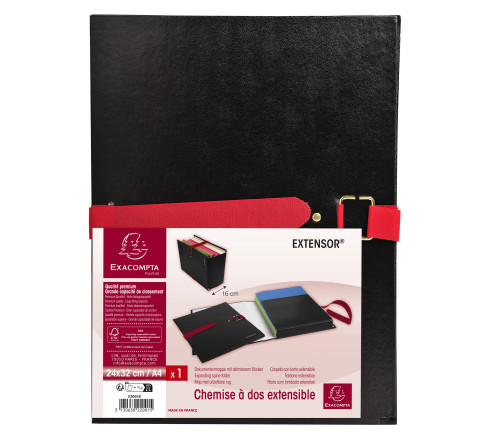 Chemise dos extensible Extensor® - 24x32cm