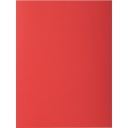 Paquet de 10 chemises 210 g ROCK"S format 24x32 cm rouge