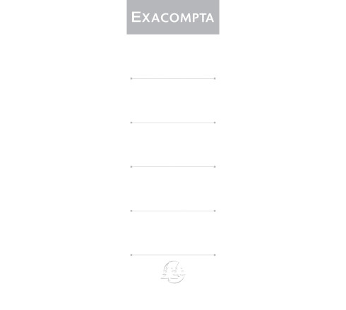 Etiquettes autocollante pour dos de classeur à levier. 80mm de largeur