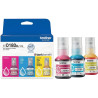 Lot 3 Brother BTD180 bouteille jet d'encre cyan magenta jaune authenti