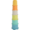 Gobelets à empiler en plastique recyclé, 6 pièces