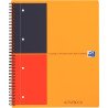 Cahier à reliure intégrale ACTIVEBOOK format A4+ ligné 6 mm, 160 pages