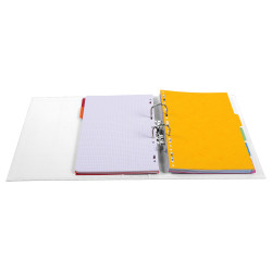 Classeur à levier PVC A4 dos de 70mm.
