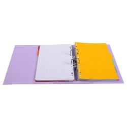 Classeur à levier PVC A4 dos de 70mm.