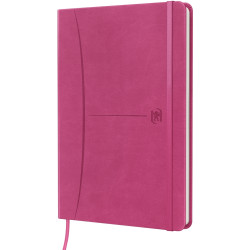Carnet 160 pages SIGNATURE format A5, quadrillé 5x5, coloris assortis