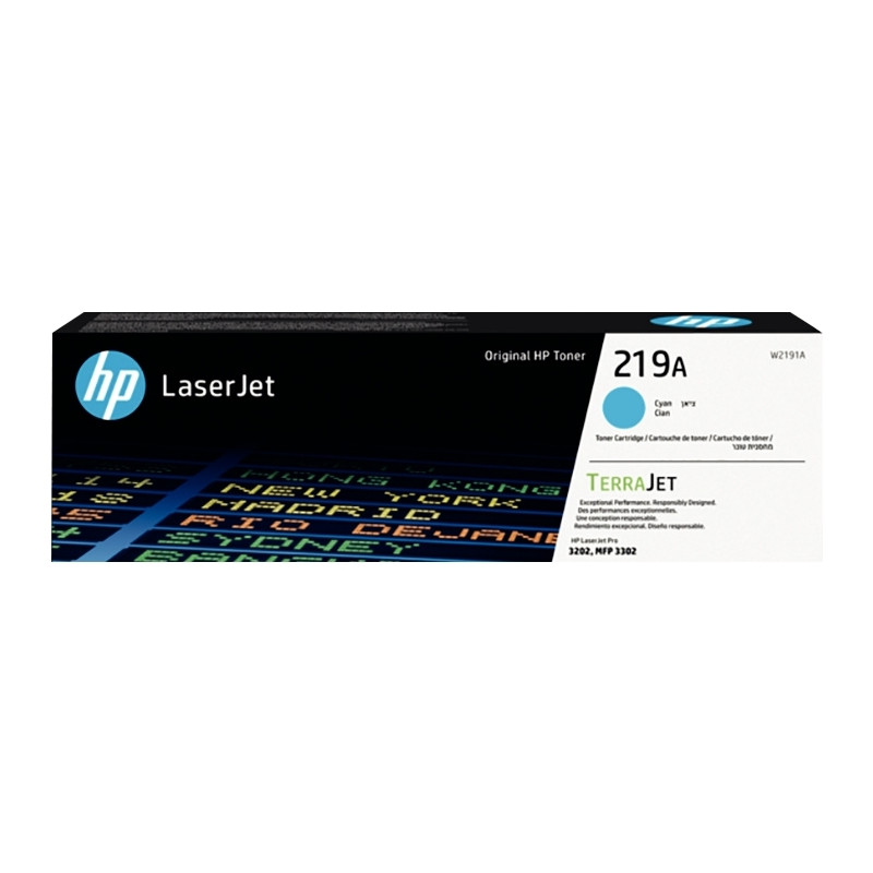 HP 219A toner cyan authentique (W2191A)