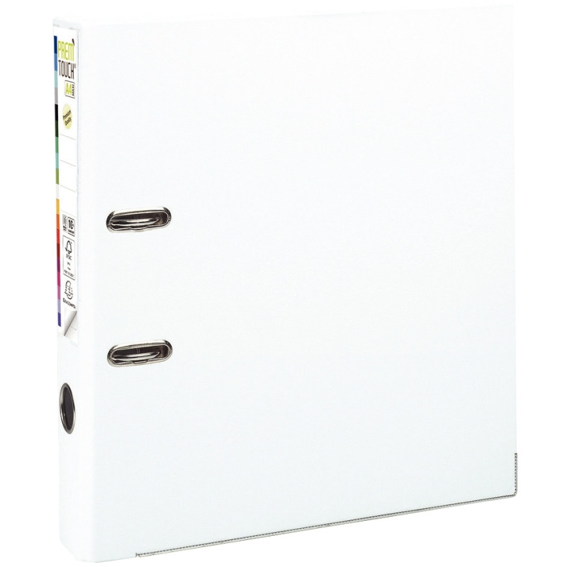 Classeur à levier PREM'TOUCH format A4+, dos 8 cm, blanc