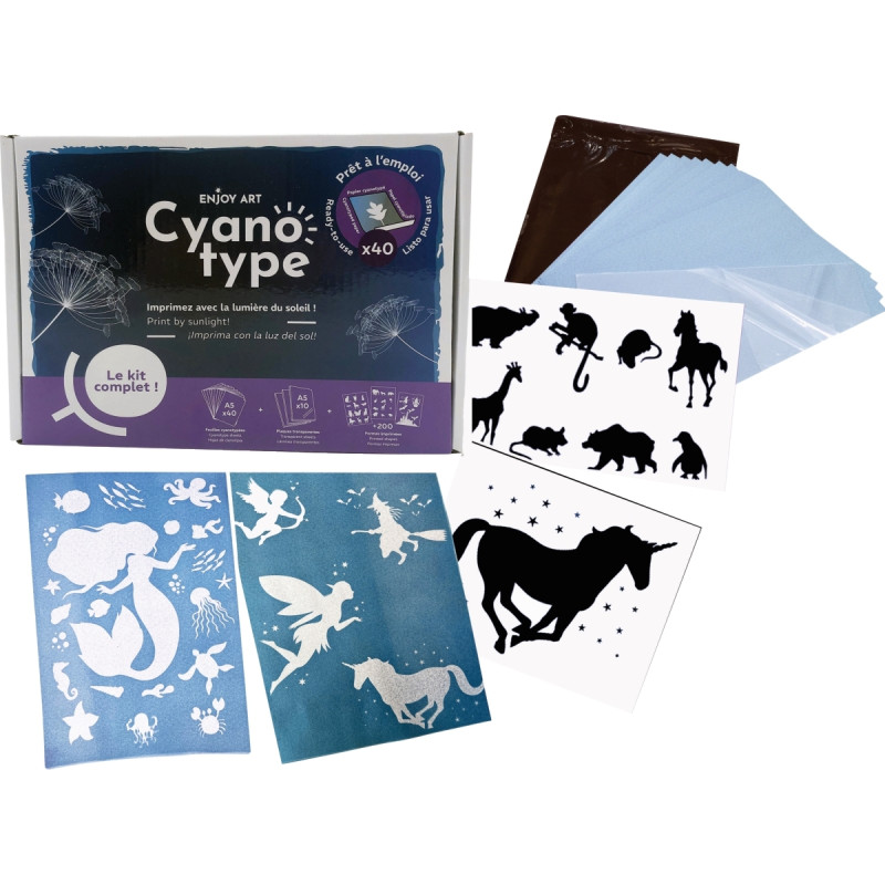 kit pack atelier cyanotype