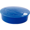 Blister de 4 punaises magnétiques, diamètre 32 mm. Bleu
