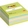 Cube 450 feuilles de notes post-it repositionnables 76x76 mm