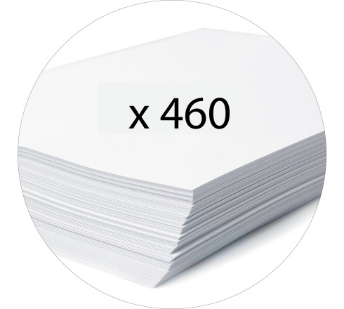 Classeur à levier Exafile Dos 60mm polypropylène Exactive - A4.