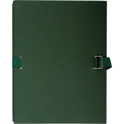 Chemise extensible toilée, vert foncé
